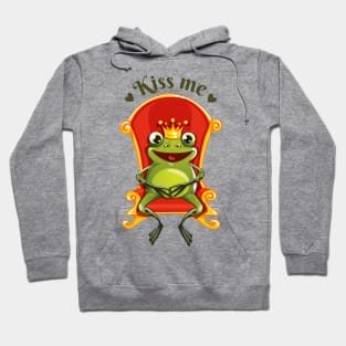 Frog king kiss me Hoodie